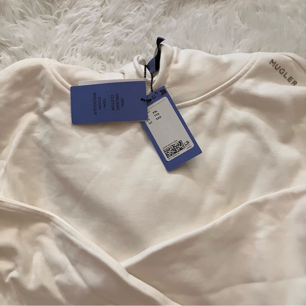 ✯ NEW 2 XL Mugler x H&M Batwing Sleeve Hoodie ✯